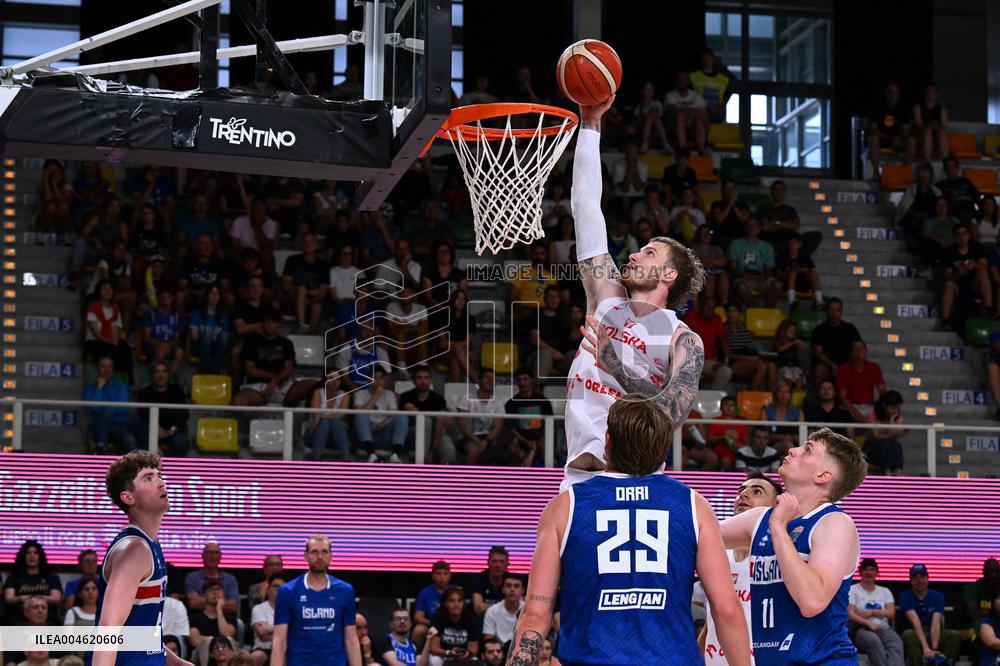 BASKET - Amichevole - Trentino Basket Cup - Iceland vs Poland