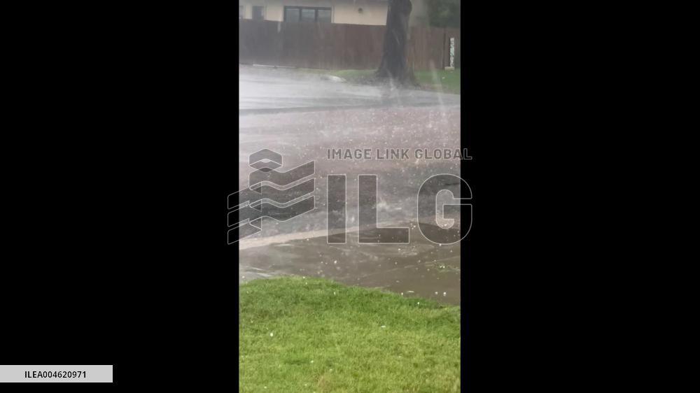 US: Severe Thunderstorms Bring Strong Winds and Hail to Western Kansas