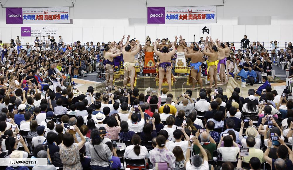 Summer sumo tour at Osaka expo