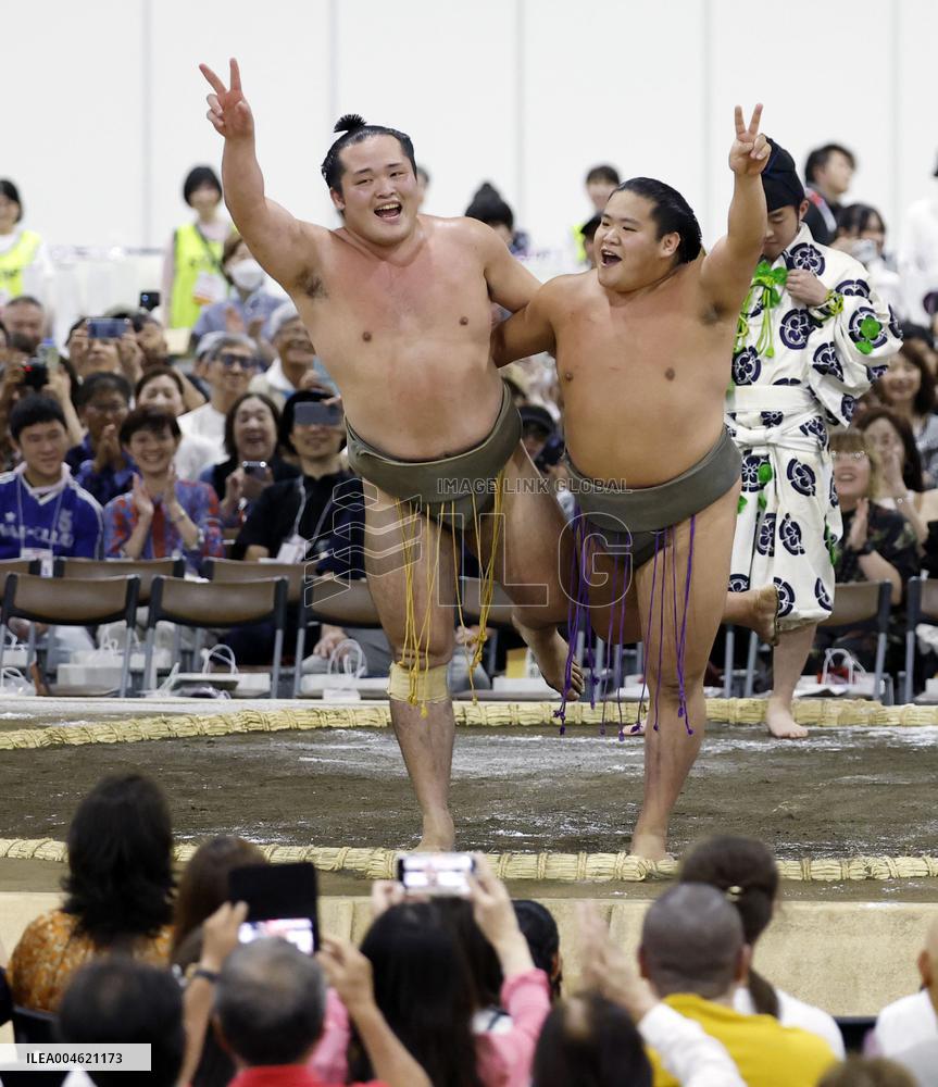 Summer sumo tour at Osaka expo