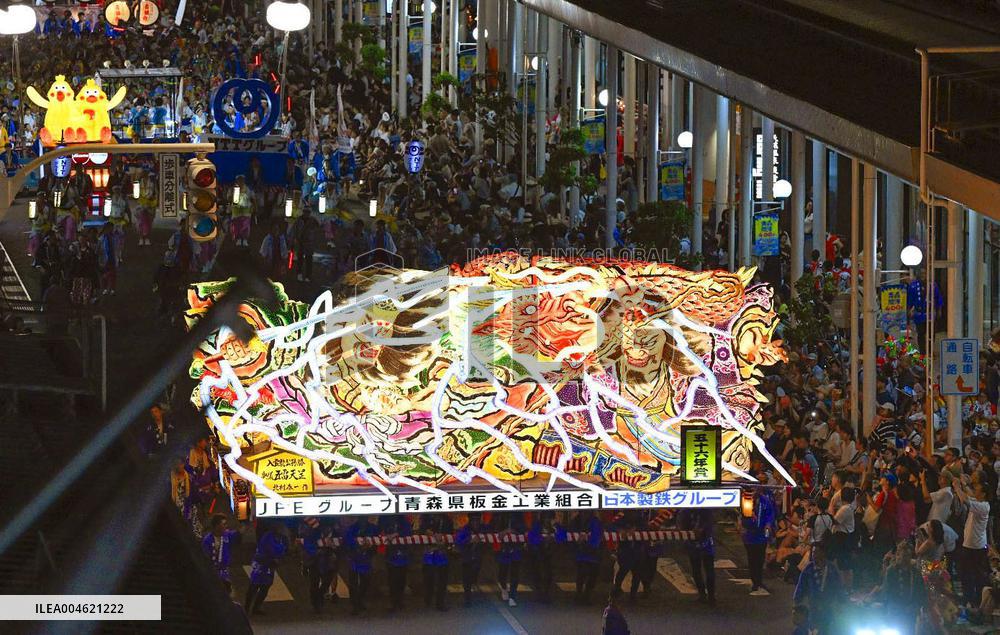 Aomori Nebuta Festival in northeastern Japan