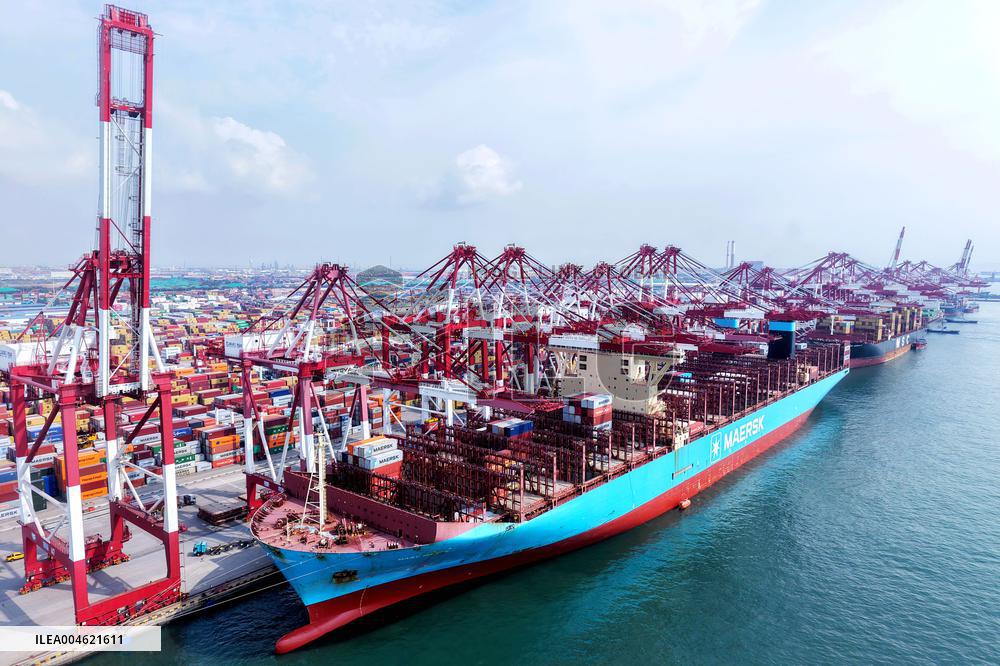 Qingdao Port Container Shipping Route