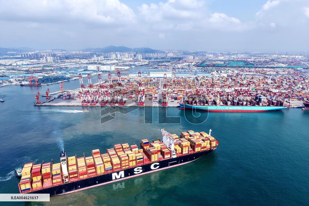 Qingdao Port Container Shipping Route