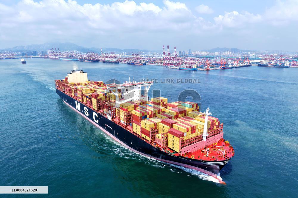 Qingdao Port Container Shipping Route