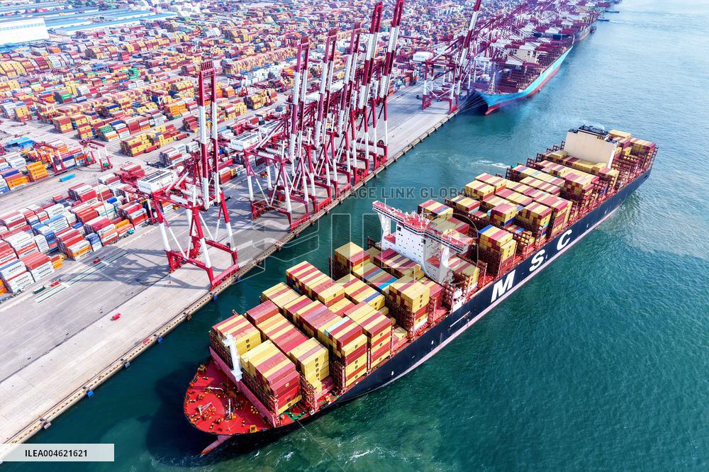 Qingdao Port Container Shipping Route