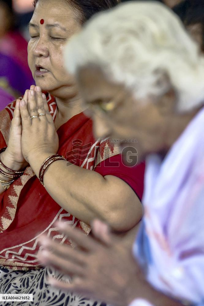 Buddhist Devotees Mark Guru Purnima - India