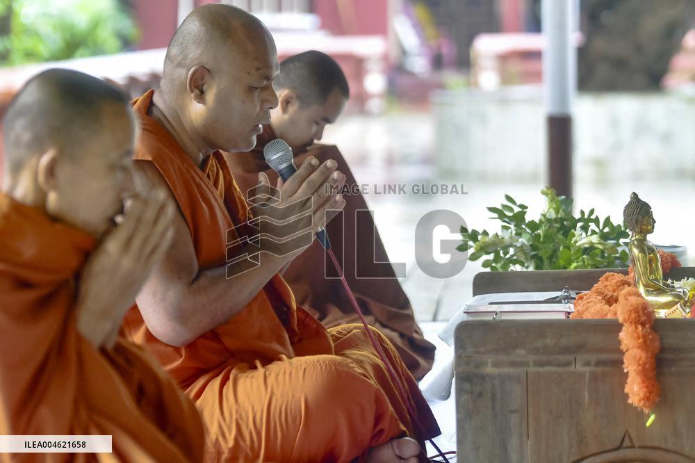 Buddhist Devotees Mark Guru Purnima - India