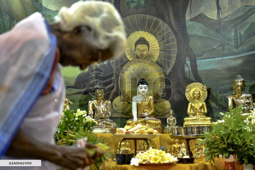 Buddhist Devotees Mark Guru Purnima - India