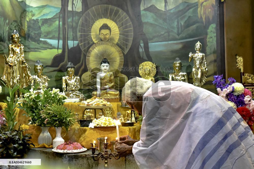 Buddhist Devotees Mark Guru Purnima - India