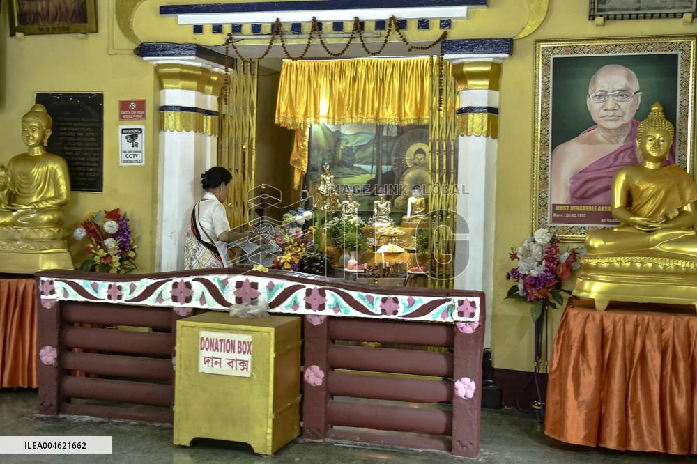 Buddhist Devotees Mark Guru Purnima - India