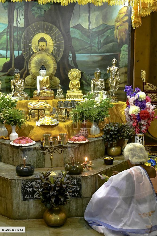 Buddhist Devotees Mark Guru Purnima - India