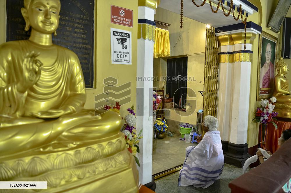 Buddhist Devotees Mark Guru Purnima - India