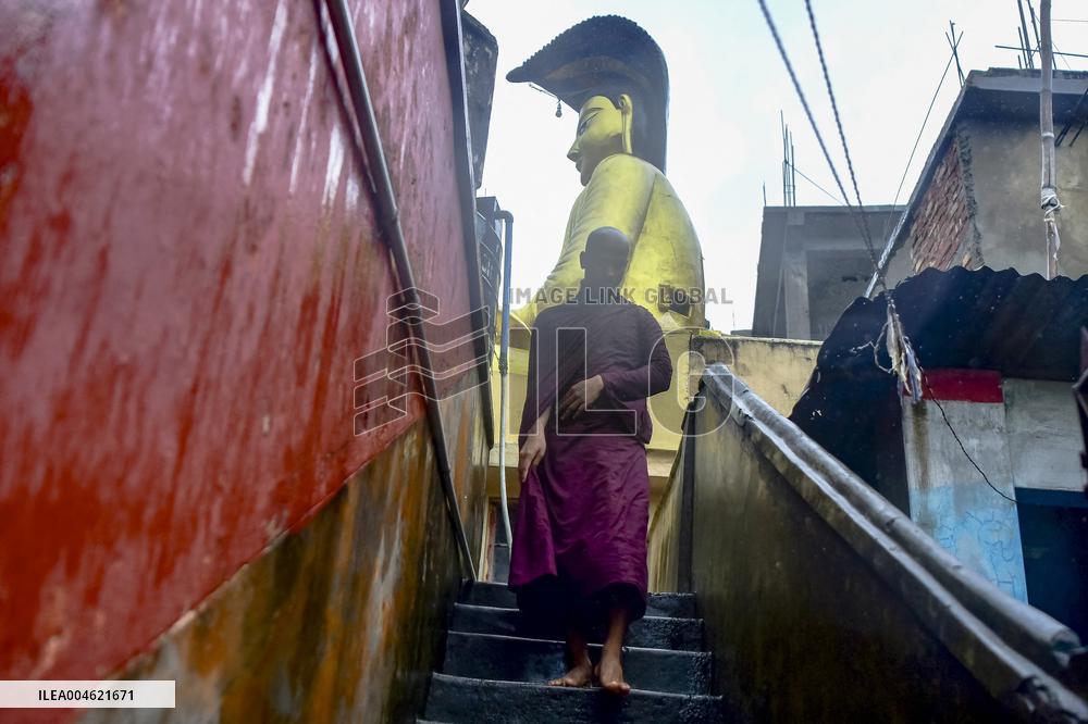 Buddhist Devotees Mark Guru Purnima - India