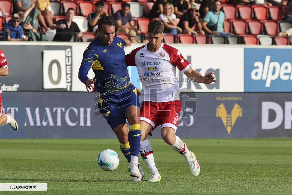 CALCIO - Amichevole - Sudtirol vs Hellas Verona
