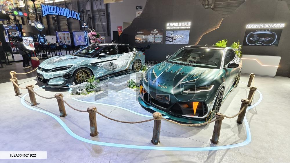 BYD Booth at 2025 ChinaJoy