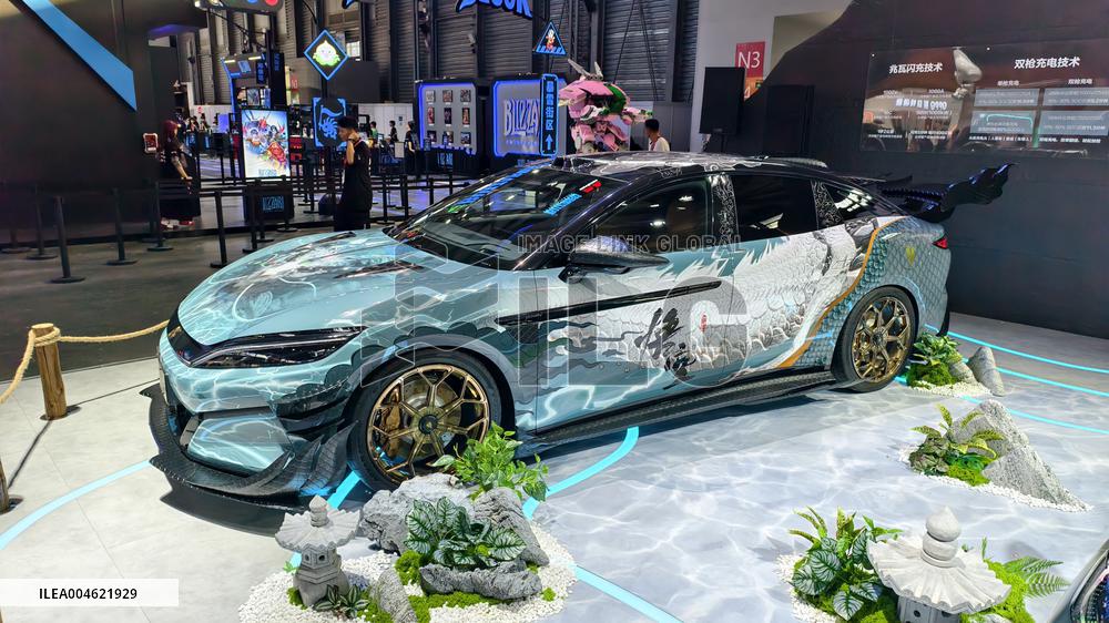 BYD Booth at 2025 ChinaJoy