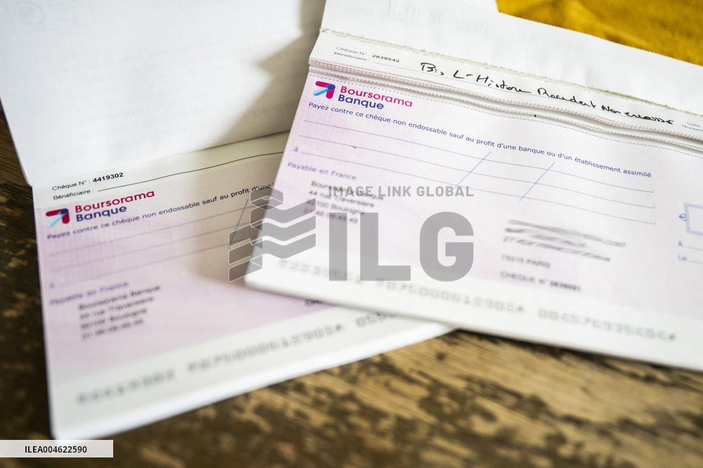 Illustration - Bank Cheque