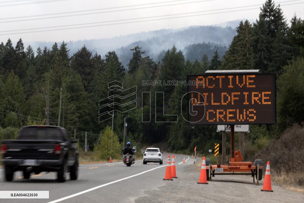 Wildfire on Vancouver Island Continues to Grow - Canada