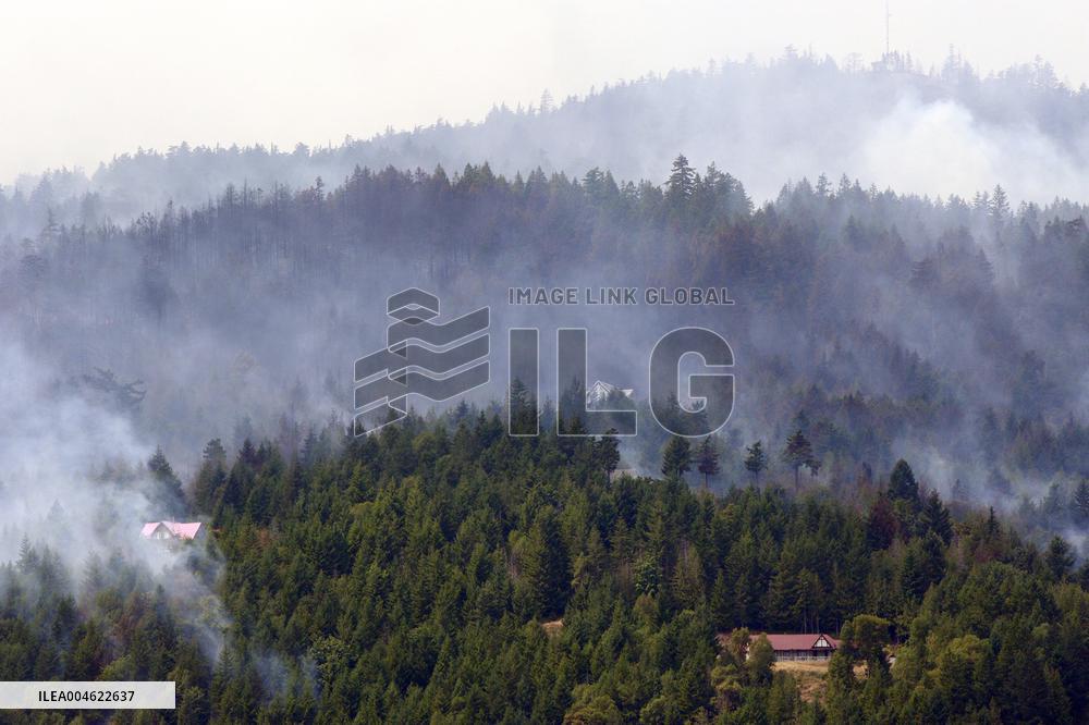 Wildfire on Vancouver Island Continues to Grow - Canada