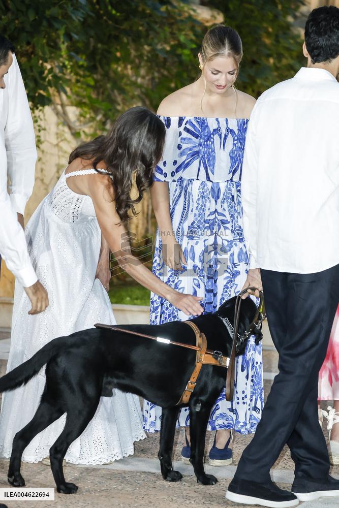 Spanish Royals Reception at Marivent Palace - Spain