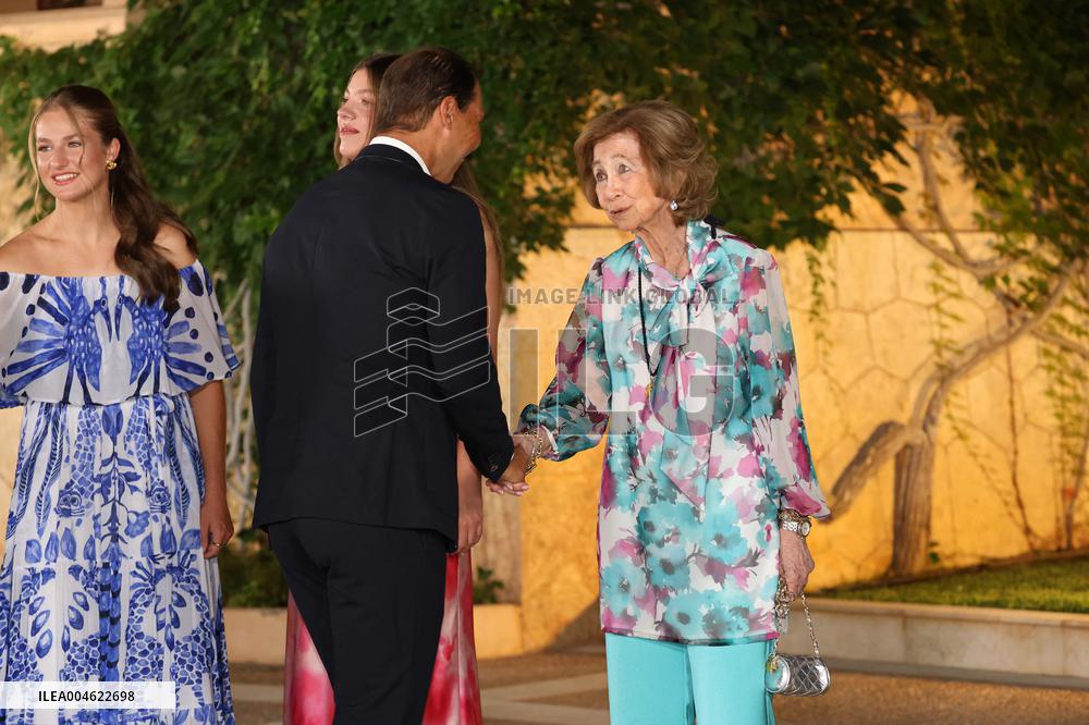 Spanish Royals Reception at Marivent Palace - Spain