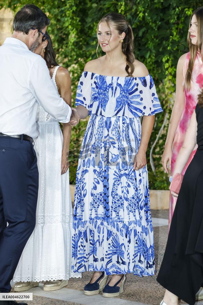Spanish Royals Reception at Marivent Palace - Spain