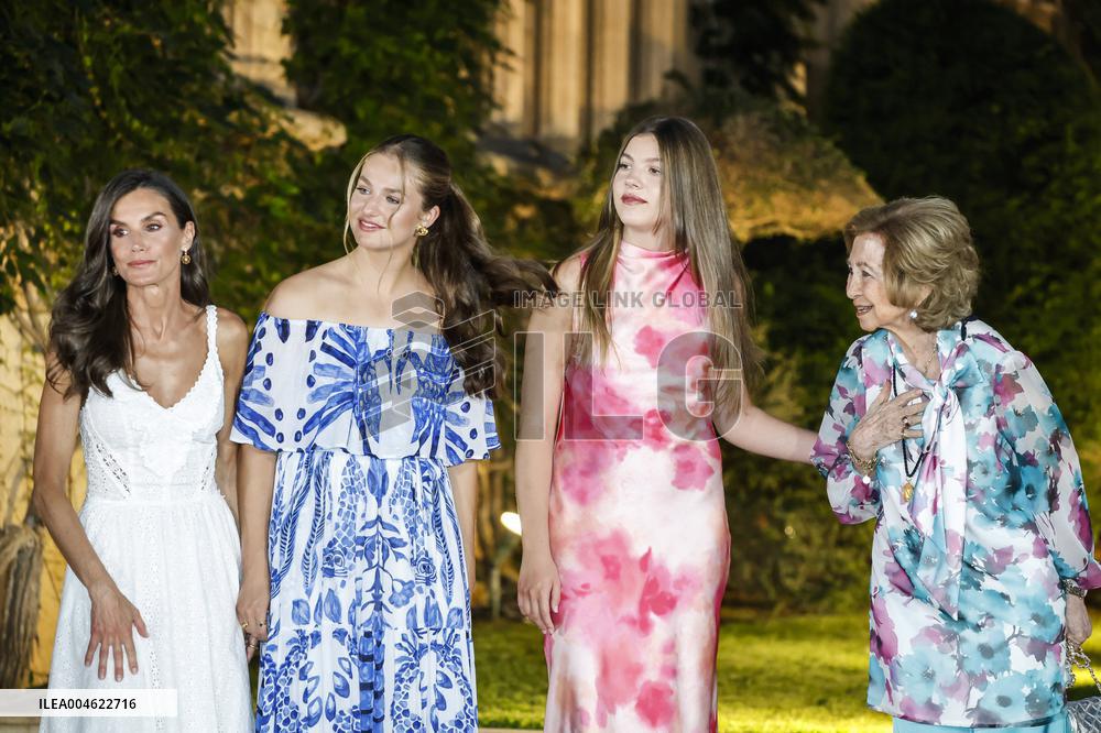 Spanish Royals Reception at Marivent Palace - Spain