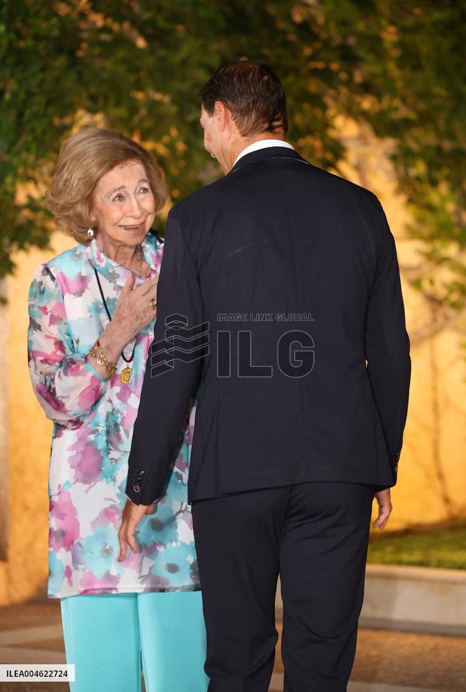 Spanish Royals Reception at Marivent Palace - Spain