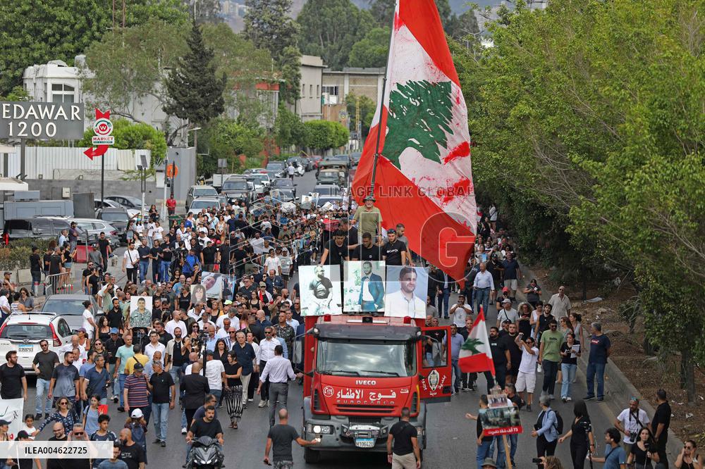5th Anniversary of Beirut Port Blast - Lebanon