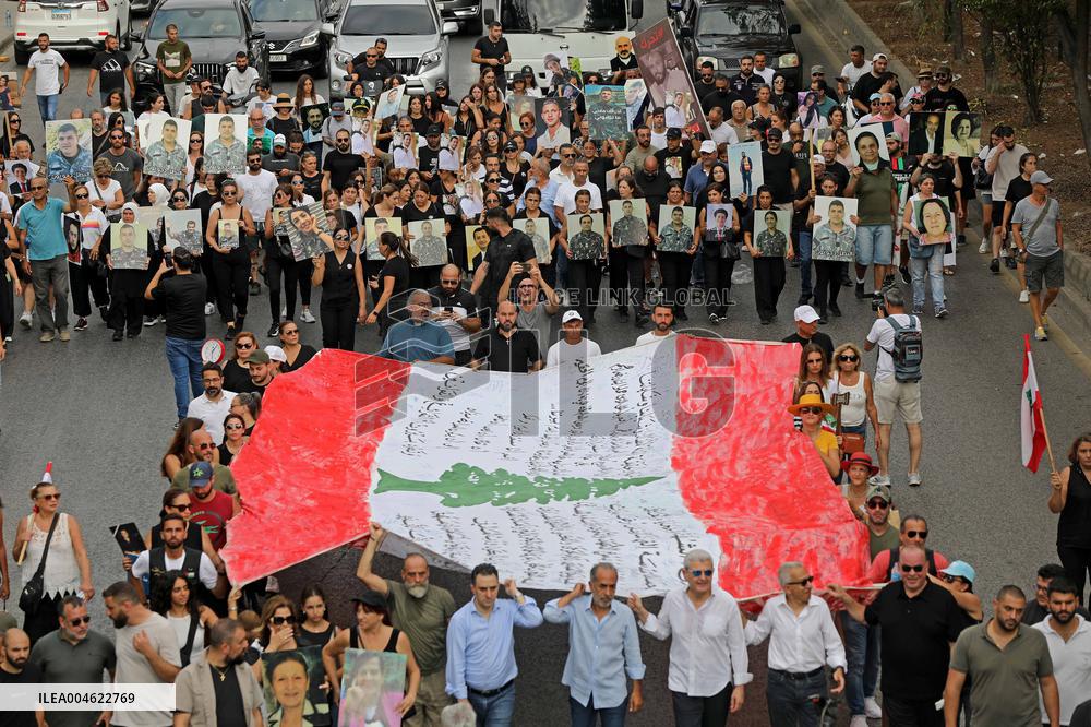 5th Anniversary of Beirut Port Blast - Lebanon