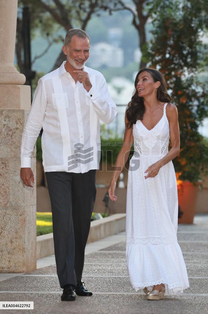 Spanish Royals Reception at Marivent Palace - Spain