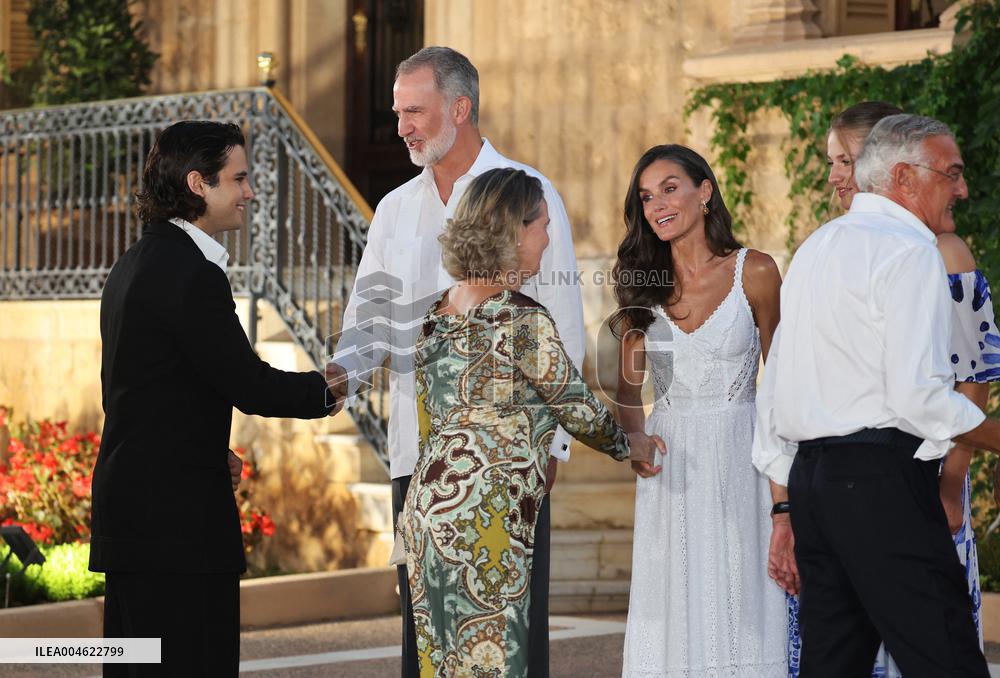 Spanish Royals Reception at Marivent Palace - Spain