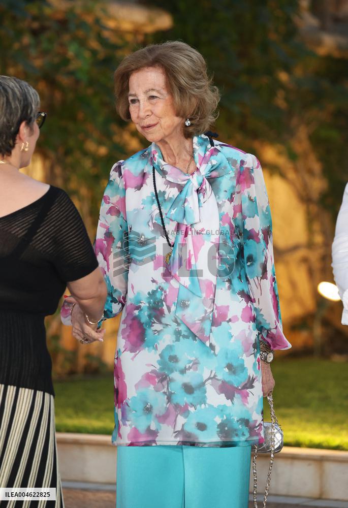 Spanish Royals Reception at Marivent Palace - Spain