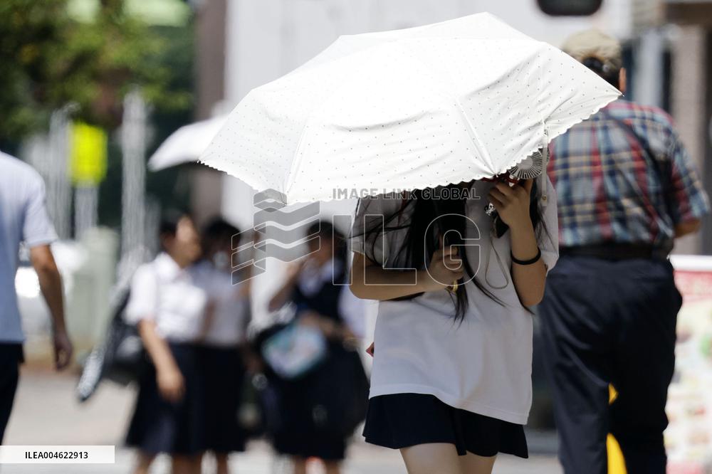 Summer heat in Japan