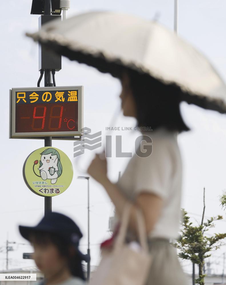 Summer heat in Japan