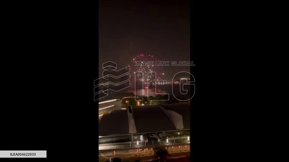 Japan: Fire Erupts on Fireworks Barges at Yokohama Festival, Event Canceled 2