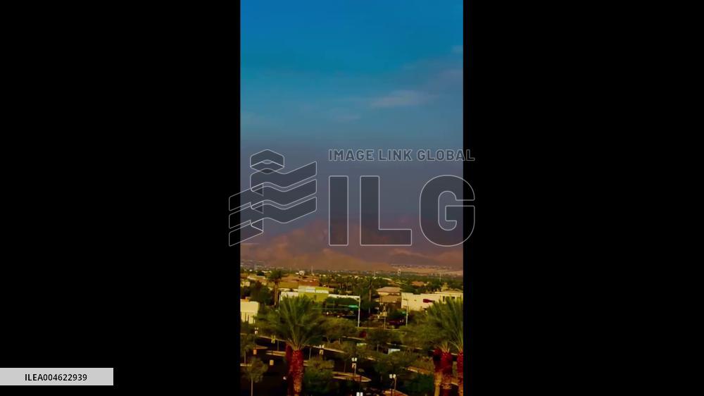 US: Smoke from California’s Gifford Fire Blankets Las Vegas Valley