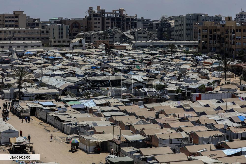Temporary Shelter in Gaza City