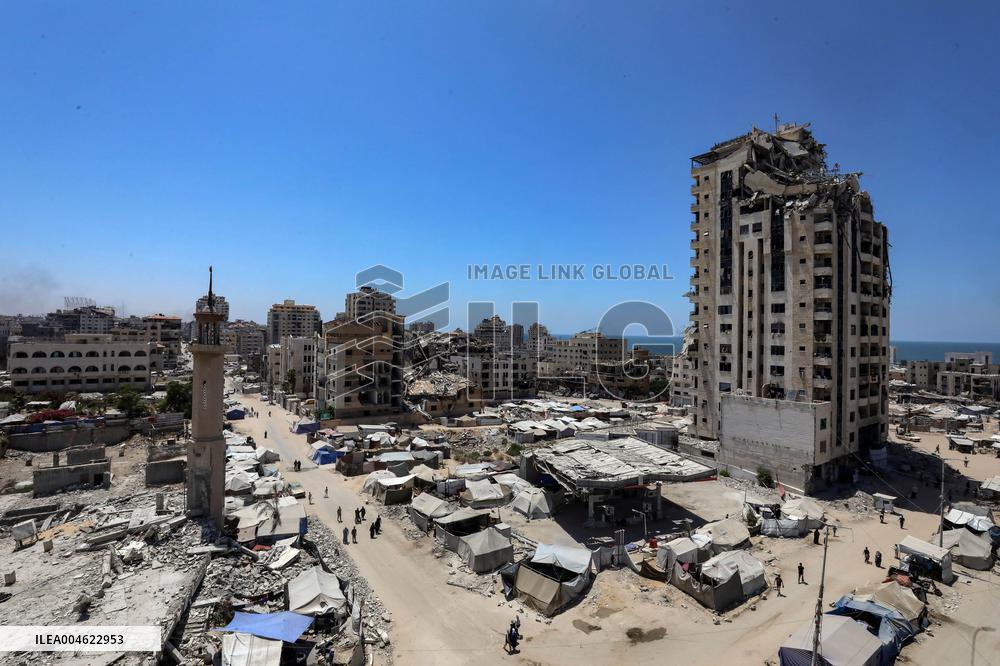 Temporary Shelter in Gaza City