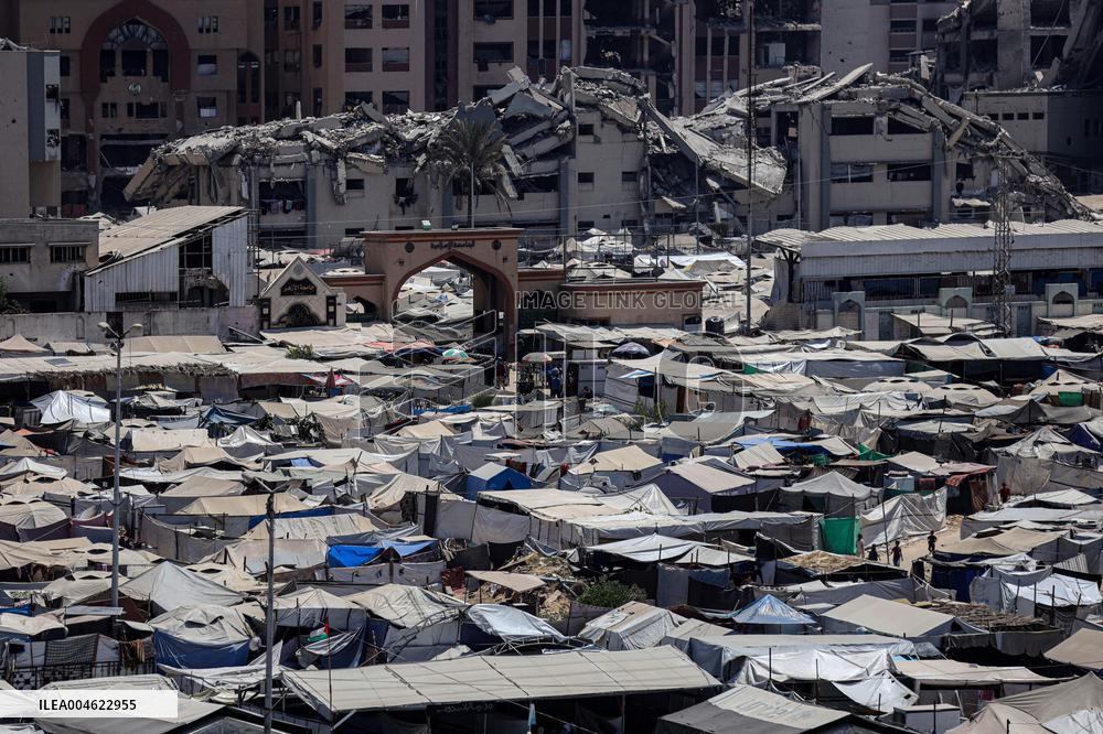 Temporary Shelter in Gaza City