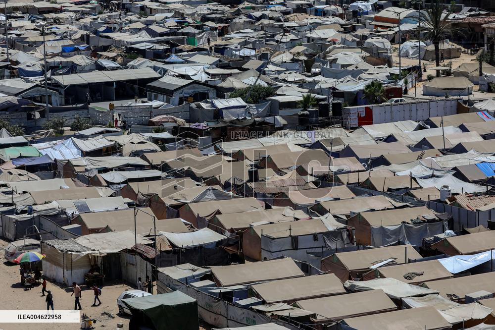 Temporary Shelter in Gaza City
