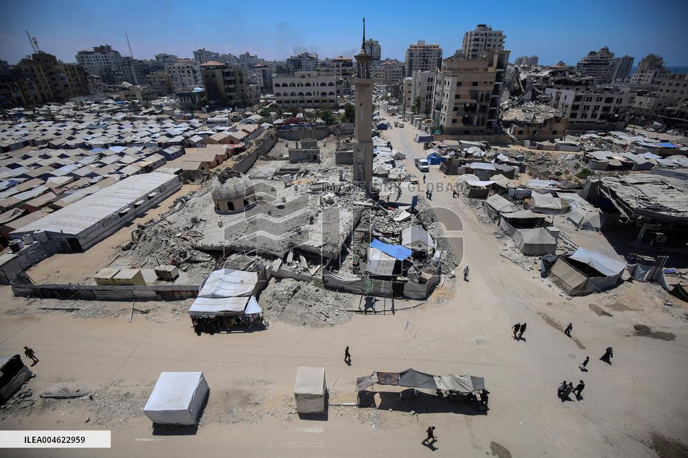 Temporary Shelter in Gaza City