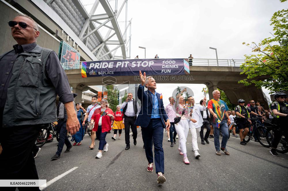 Mark Carney at Vancouver Pride Parade - Vancouver