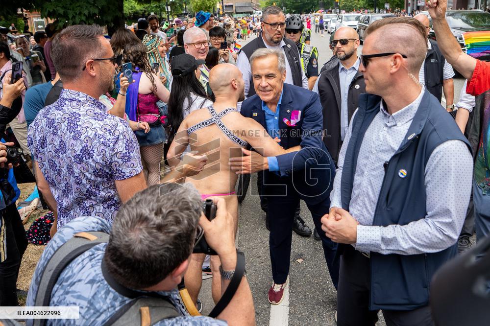 Mark Carney at Vancouver Pride Parade - Vancouver