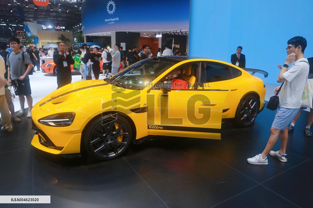 Xiaomi EV Displayed at 2025 ChinaJoy