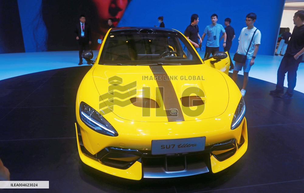 Xiaomi EV Displayed at 2025 ChinaJoy
