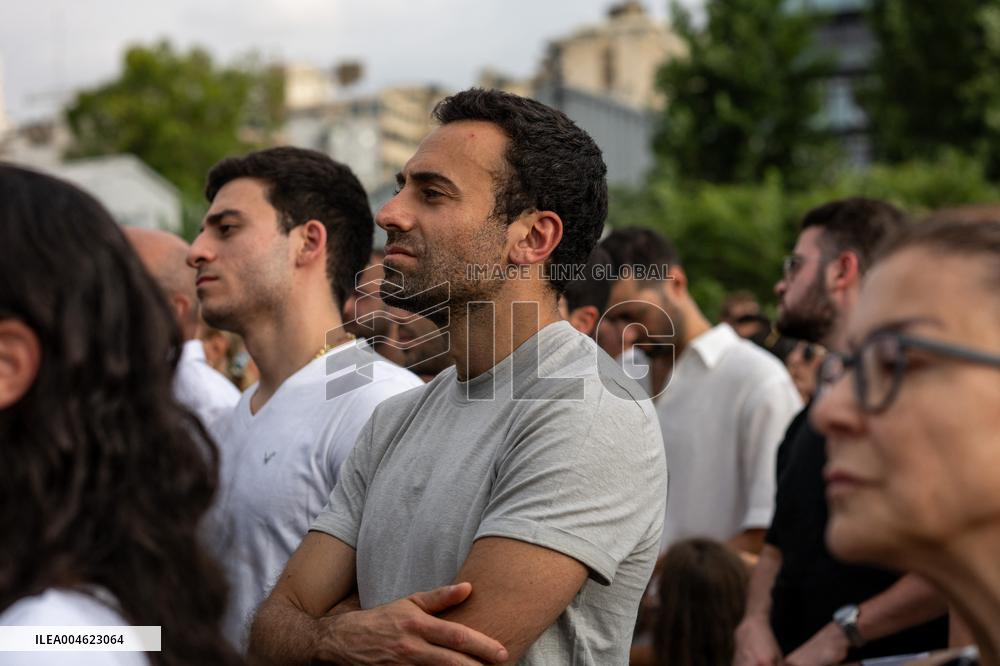 Protesters and Victims Families Mark 5th Anniversary of Port Blast - Beirut