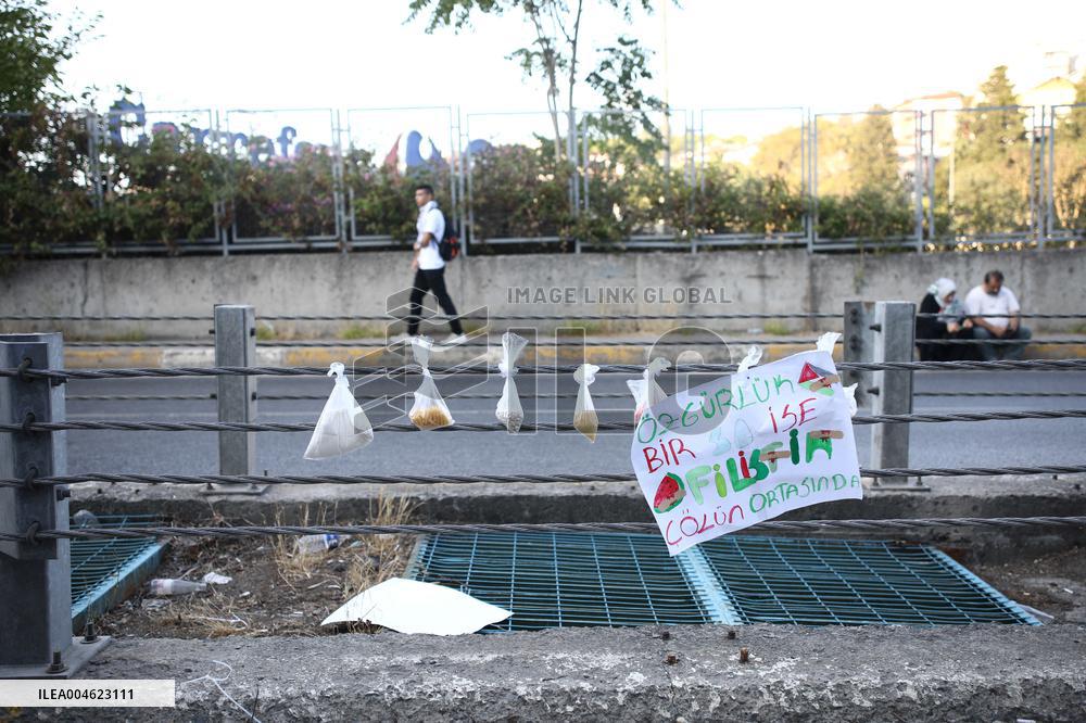 Rally For Gaza in Istanbul - Turkey