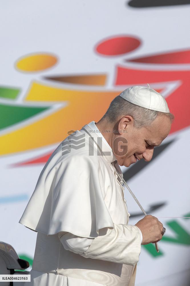 Pope Leo XIV Celebrates a Mass on the Occasion of the Jubilee of Youth - Rom