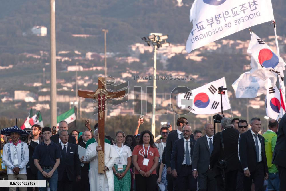 Pope Leo XIV Celebrates a Mass on the Occasion of the Jubilee of Youth - Rom